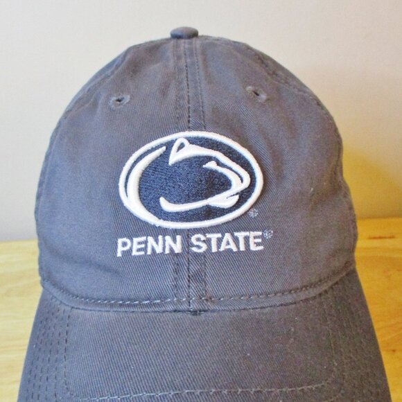 Penn State by Legacy Blue Baseball Cap / Hat, Lion Logo, Adjustable, Cotton - Picture 2 of 13